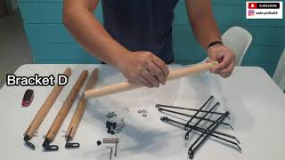 Eames Chair Installation Guide Z1007  Tutorial Cara Pasang Kerusi Eames [upl. by Delp472]