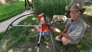 Episode 38 Sharpening bandsaw blades using the Woodmizer BMS 25 sharpener [upl. by Linetta638]