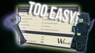 HOW TO GET W RANK EASILY  Deepwoken [upl. by Utham]