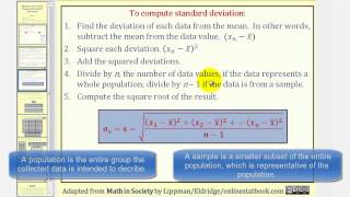 Measuring Variation Range and Standard Deviation [upl. by Magnolia887]