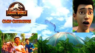 Helicopter Down  Masranis Death  Jurassic World Camp Cretaceous [upl. by Gaby604]