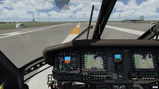 AEROFLY FS 4 UH60  Wilhelmshaven Germany Carrier TaxiTakeoff 2 [upl. by Ayres]