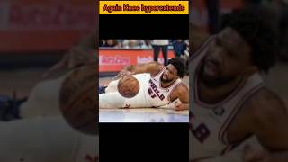 Paul George 😱 Hyperextends Knee AGAIN nba [upl. by Arinaj]