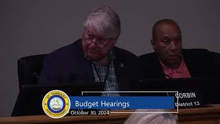 St Tammany Parish Council Budget Hearings 2 October 30 2024 [upl. by Saks863]