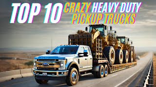 Heavy Duty Pickup Trucks TOP 10 Pickup Trucks by Towing Capacity  1 is Madness [upl. by Sikes]