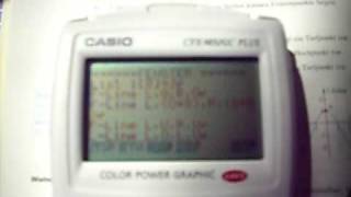 CASIO CFX9850 Window Manager Demo 2 [upl. by Gemperle]