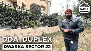 DDA DUPLEX For Sale in DWARKA SECTOR 22  170 Crore में 3 BHK DDA FLAT FOR SALE  BRS SHOW S357 [upl. by Leahicm]