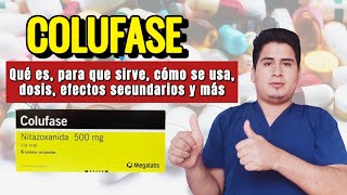 💊 NITAZOXANIDA Colufase Tabletas 500 MG Para Que Sirve  Dosis y ¿Cómo se Toma Para Desparasitar [upl. by Aikcin]