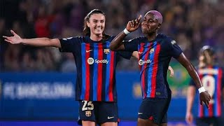 Asisat Oshoala leaves Barcelona  Flamingos fly to Cameroon [upl. by Zennas738]