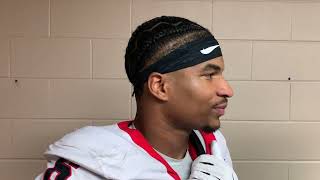 101924 DB Daylen Everette Post Game vs Texas [upl. by Tadeas]