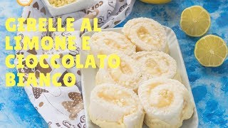 GIRELLE AL LIMONE E CIOCCOLATO BIANCO facilissime e golose [upl. by Carmela]