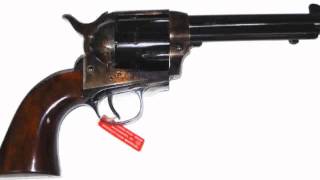 Uberti 1858 New Army Target Carbine 44 Magnum Revolver  Info Technical Specs [upl. by Ainar]