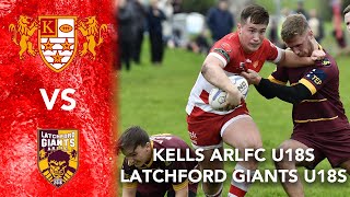 Kells ARLFC U18s vs Latchford Giants U18s [upl. by Idarb912]