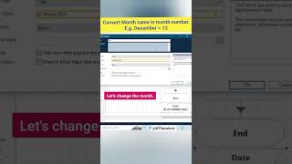 Blue Prism Function to Convert Month name in Month number [upl. by Ataner599]