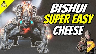 How to defeat Bishui Golden Eyed Beast EASY  Black Myth Wukong Cheese [upl. by Mona972]