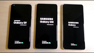 Samsung Galaxy S9 vs S10 vs S21 5G Boot animation [upl. by Swan]