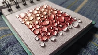 Aesthetic Water Drops 💦 9999 Satisfying video art colourmixing satisfying asmr asmrvideo [upl. by Ennagroeg]