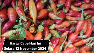 Harga Cabai Rawit Hari Ini Selasa 12 November 2024 [upl. by Lednahc901]