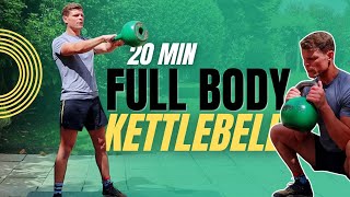 20 min Full Body Kettlebell Workout for Strength and Fat Loss [upl. by Elonore]