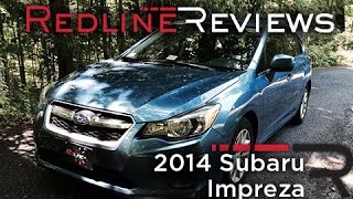 2014 Subaru Impreza Review Walkaround Exhaust amp Test Drive [upl. by Varhol]