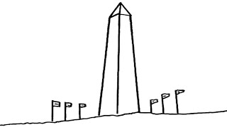 How to Draw the Washington Monument  Step by Step Easy Tutorial [upl. by Sacha]