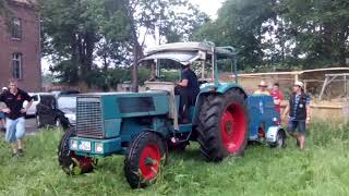 Hanomag Robust 901 vor der Motorbremse [upl. by Ellimac]