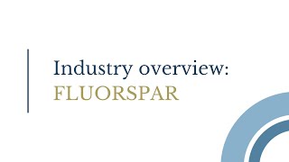 ARES Strategic Mining  A complete overview of the fluorspar industry [upl. by Marcell971]