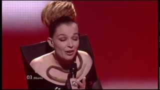 Eurovision 2012 Final 03 Albania Rona Nishliu Suus 169 HQ [upl. by Lenci846]