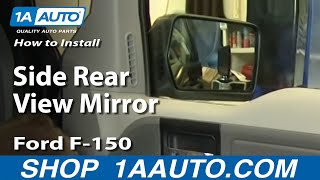 How To Replace Side Rear View Mirror 0408 Ford F150 [upl. by Kiyoshi639]