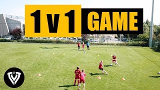 1V1 Game  Football  Soccer Training  U9  U10  U11  U12  U13  U14  Thomas Vlaminck [upl. by Lesko]