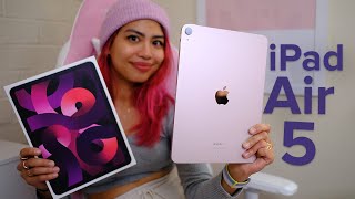 iPad Air 5 vs iPad Pro UNBOXING  IMPRESSIONS [upl. by Bainter526]