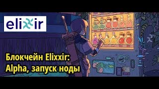 Блокчейн Elixxir Alpha запуск ноды [upl. by Eigla618]