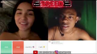 ishowspeed GETTING MAD ON OMEGLE  compilation [upl. by Sutit222]