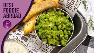 Non Traditional Mushy Peas Recipe  How to Make Irresistible Green Pea Mash Vegetable Side dish [upl. by Alphonsa]