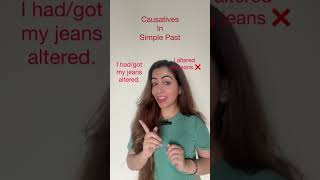 How to use Causatives in the Past Quick and Easy causative learnenglish dailyenglish [upl. by Kosak399]