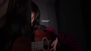 somewhereonlyweknow rhianne cover acoustic guitar viralsong vocals singing [upl. by Nahtnaoj]