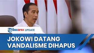 Jelang Kedatangan Presiden Jokowi Satpol PP Yogyakarta Hapus Vandalisme yang Dinilai Provokatif [upl. by Mcnamara347]