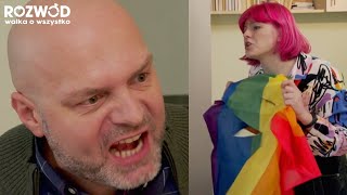 Pociął tęczową flagę quotNie życzę sobie propagandy LGBTquot [upl. by Dnanidref333]