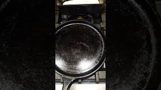 SEASONING LODGE CAST IRON PANS [upl. by Haraf540]