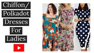 How to Style Chiffon Polka dots For Ladies [upl. by Suilienroc552]