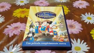 Mickey Donald Goofy Los Tres Mosqueteros Walt Disney DVD Nuevo Y Precintado De Fábrica Unboxing [upl. by Lustick]