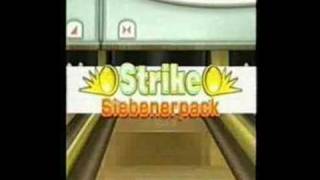 Wii Bowling Perfect Game 300 Points [upl. by Carena670]