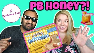 Smuckers Uncrustables Peanut Butter amp Honey Spread Sandwich Review [upl. by Cody932]