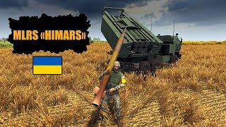 Ukrainian HIMARS MLRS destroys russian vehicle convoy MOWAS2 BATTLE [upl. by Farah993]