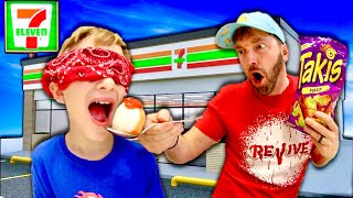 Father amp Son WEIRD FOOD TASTE TEST  Gas Station Foods [upl. by Duquette]