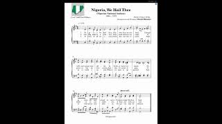 Nigeria We Hail Thee  New Nigerian National Anthem  Arranged by David Ibinaiye nationalassembly [upl. by Asilenna]