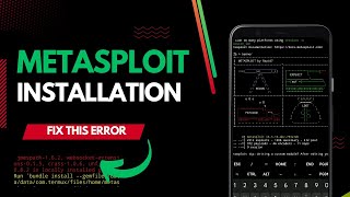 How to Install Metasploit in Termux  Easy StepbyStep Guide [upl. by Novick789]