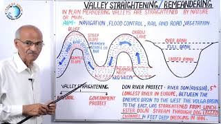 VALLEY STRAIGHTENING  REMEANDERING  By SS Ojha Sir [upl. by Spatz]