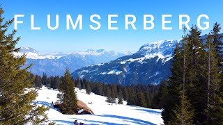 Winterwandern am Flumserberg Kanton StGallen Schweiz [upl. by Xavier945]