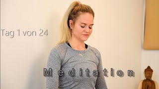 Yoga Tägliche Meditation 1 von 24  Video Nr 96 [upl. by Erde]